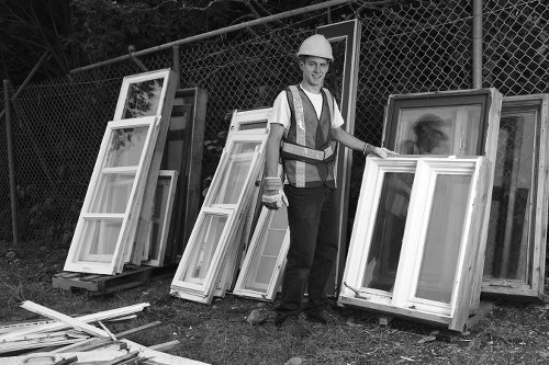 Professional flat clearance team at work in Barnet apartment